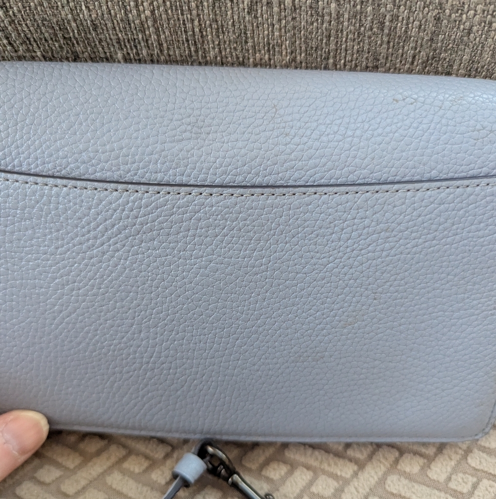 COACH Hayden Foldover Crossbody Clutch Bag With Scattered Rivets - Picture 5 of 10